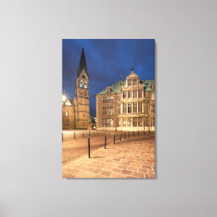 Bremen Duitsland Canvas Afdruk