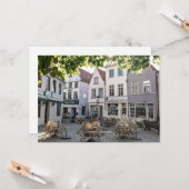 Bremen, Duitsland, historische binnenstad, Kaart (Voorkant / Achterkant in situ)