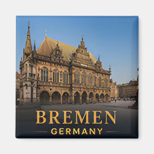 Bremen Duitsland Historische Stad Reisbestemming Magneet