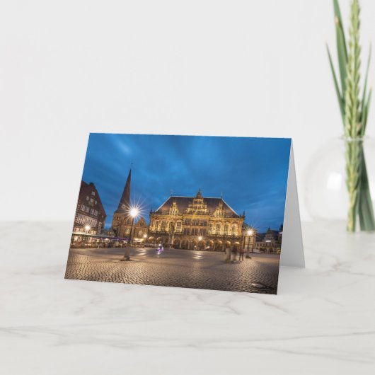 Bremen Duitsland Kaart (Voorkant)