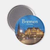 Bremen Duitsland Magneet (Voorkant / Achterkant)