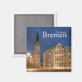 Bremen Duitsland Magneet (Voorkant / Achterkant)