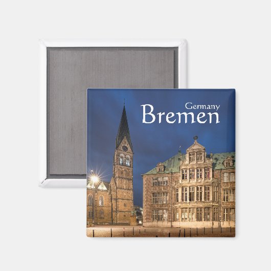 Bremen Duitsland Magneet (Voorkant / Achterkant)