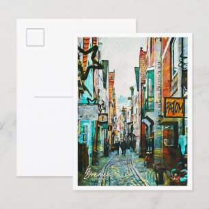 Bremen Duitsland Mooi olieverflandschap Briefkaart