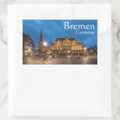 Bremen Duitsland Rechthoekige Sticker (Tas)