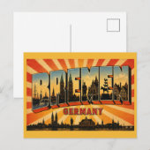 Bremen Duitsland Roland Standbeeld Briefkaart (Voorkant / Achterkant)