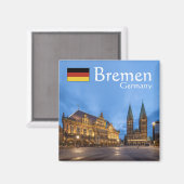 Bremen Duitsland Souvenir Magneet (Voorkant / Achterkant)