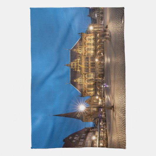 Bremen Duitsland Theedoek (Verticaal)