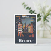 Bremen Duitsland Vintage Beroemde Reisplaats Briefkaart (Staand voorkant)