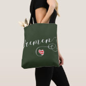 Bremen Heart Flag, Duitsland Tote Bag (Dichtbij)