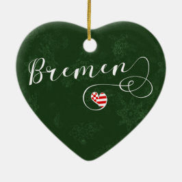 Bremen Heart, Ornament met kerstbomen, Duitsland