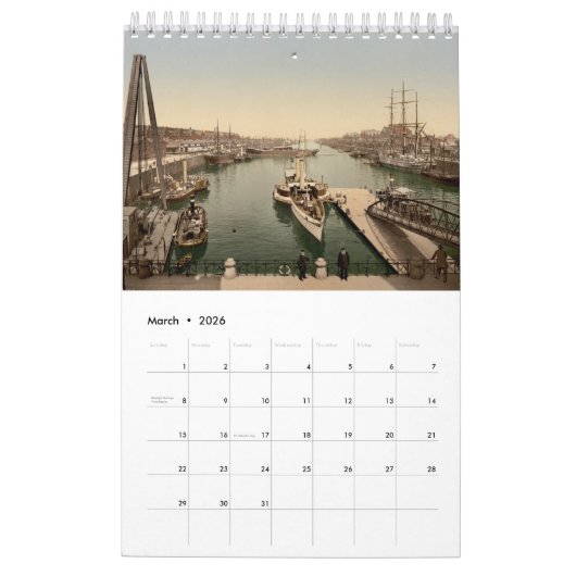Bremen Historisch Kalender (Mar 2026)