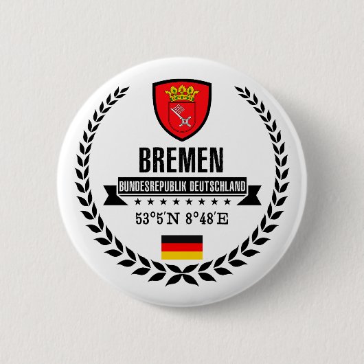 Bremen Ronde Button 5,7 Cm (Voorkant)