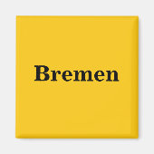 Bremen Schild Gold - Gleb - Magnet (Voorkant)