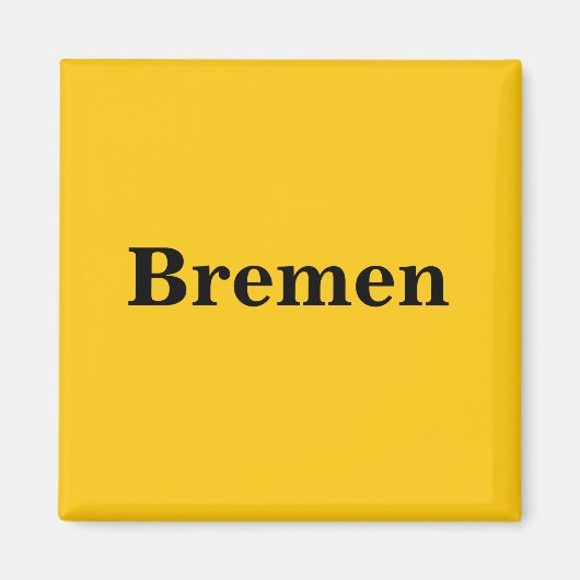 Bremen Schild Gold - Gleb - Magnet (Voorkant)