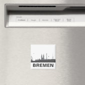 Bremen Skyline Kühlschrank Magnet (Insitu (Vaatwasser))