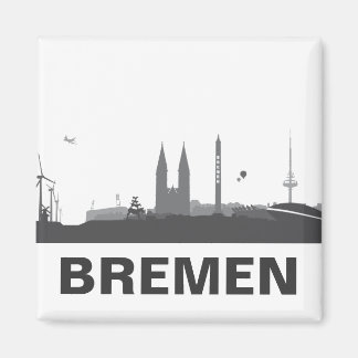 Bremen Skyline Kühlschrank Magnet