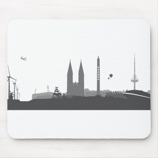Bremen Skyline Muismat (Voorkant)