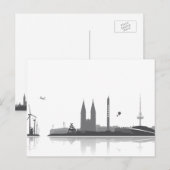 Bremen Skyline - Postkarte / Grußkarte Briefkaart (Voorkant / Achterkant)