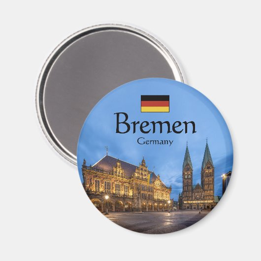 Bremen Souvenir Magneet (Voorkant / Achterkant)