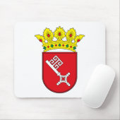 Bremen Wapenmunt Mousepad Muismat (Met muis)
