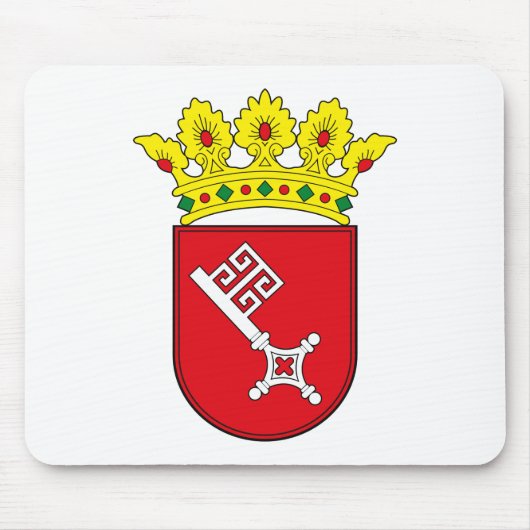Bremen Wapenmunt Mousepad Muismat (Voorkant)