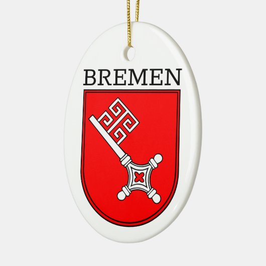 Bremen wapenschild keramisch ornament (Links)