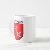 Bremen wapenschild koffiemok (Voorkant links)