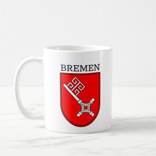 Bremen wapenschild koffiemok (Links)