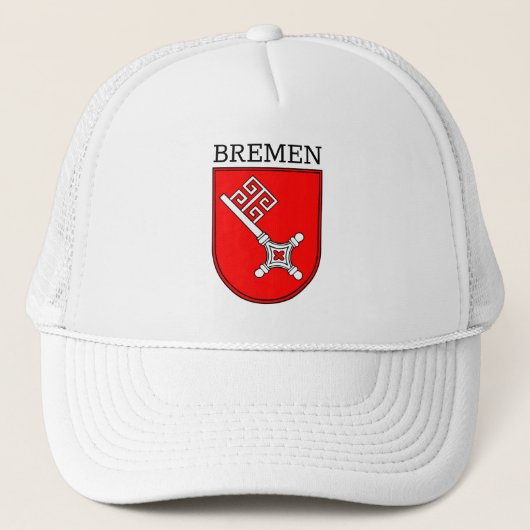 Bremen wapenschild trucker pet (Voorkant)