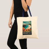Bremer Bay Australië Illustratie Reizen Art Retro Tote Bag (Voorkant (product))