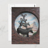 Bremer Stadtmusikanten Briefkaart (Voorkant / Achterkant)