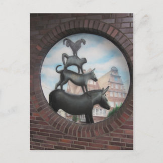 Bremer Stadtmusikanten Briefkaart