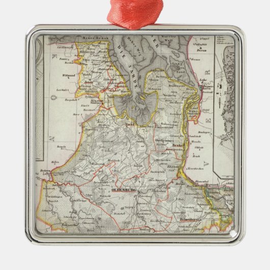 Bremerhaven Duitsland Metalen Ornament (Voorkant)