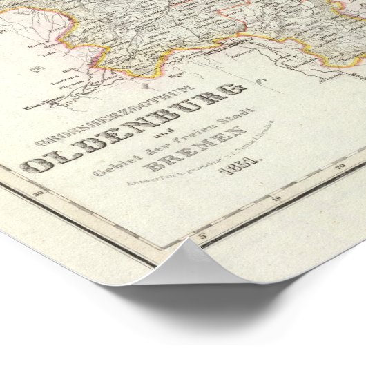 Bremerhaven Duitsland Poster (Hoek)