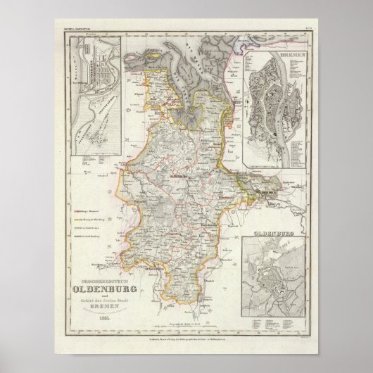 Bremerhaven Duitsland Poster (Voorkant)