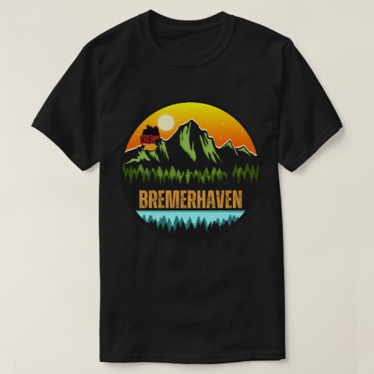 Bremerhaven, Duitsland T-shirt (Design voorkant)