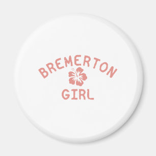 Bremerton Pink Girl Magneet