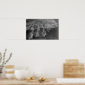 Bremerton, WA Aerial Uitzicht of Navy Docks Poster (Keuken)