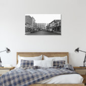 Bremerton, WA Street Scene Town Uitzicht Foto Canvas Afdruk (Insitu (Slaapkamer))