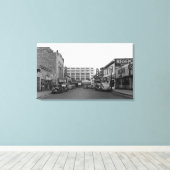 Bremerton, WA Street Scene Town Uitzicht Foto Canvas Afdruk (Insitu (Houten vloer))