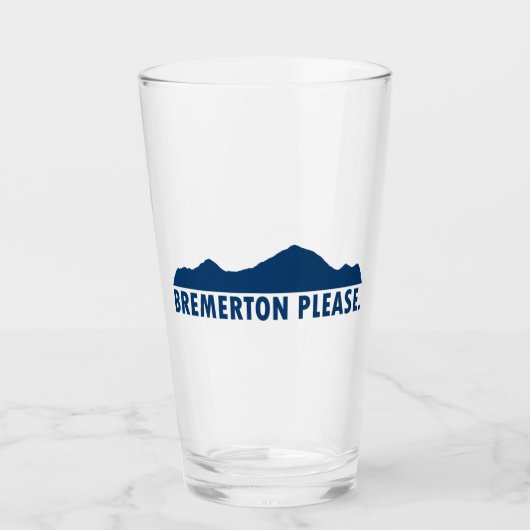 Bremerton Washington alsjeblieft Glas (Voorkant)