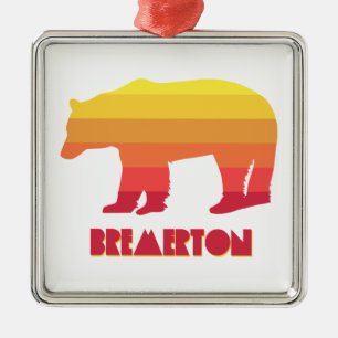 Bremerton Washington Rainbow Beer Metalen Ornament