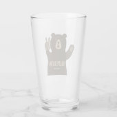 Bremerton Washington Vredesbeer Glas (Achterkant)