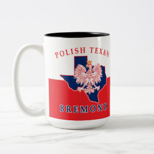 Bremond Poland Texan Tweekleurige Koffiemok