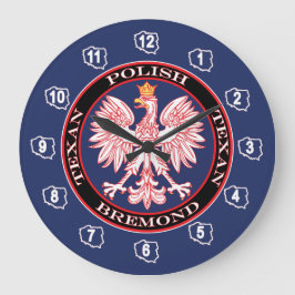Bremond Round Poland Texan Grote Klok