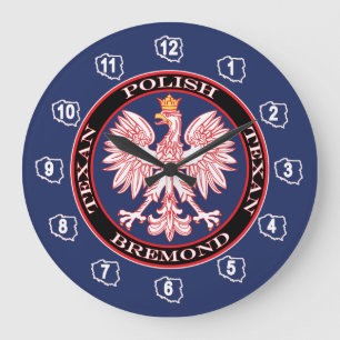 Bremond Round Poland Texan Grote Klok