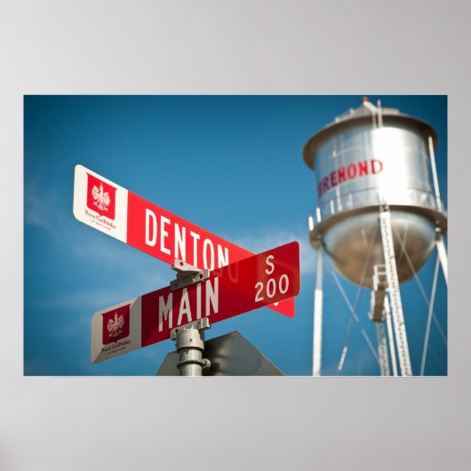 Bremond Texas Poster (Voorkant)