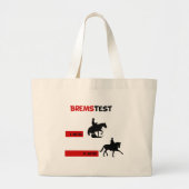 Bremstest Grote Tote Bag (Voorkant)