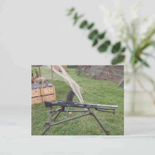 Bren Pistool Briefkaart (Staand voorkant)